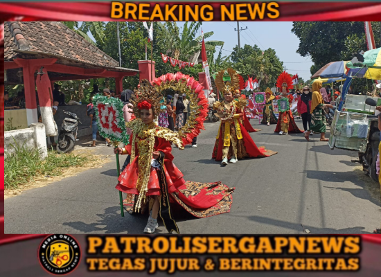 Semarak Karnaval TK/PAUD dan SD Hiasi Peringatan HUT RI Ke-79 Kecamatan Patianrowo