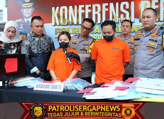 Polresta Malang Kota Bongkar Kasus TPPO Amankan Dua Tersangka