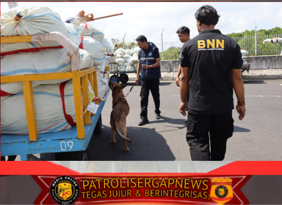 Jelang Nataru BNNP Jateng Gelar Operasi Interdiksi di Bandara Ahmad Yani Semarang