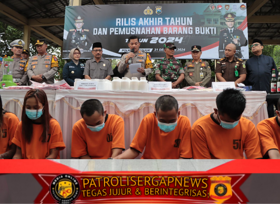 Polres Nganjuk Bongkar Jaringan Peredaran Narkotika di Tanjunganom dan Kediri