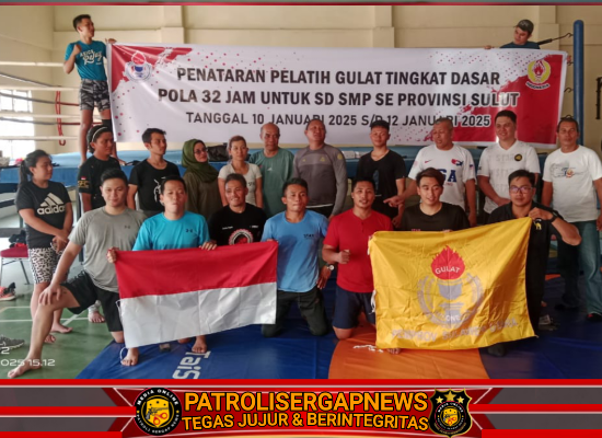 Penataran Pelatih Gulat Tingkat Dasar Berjalan Lancar