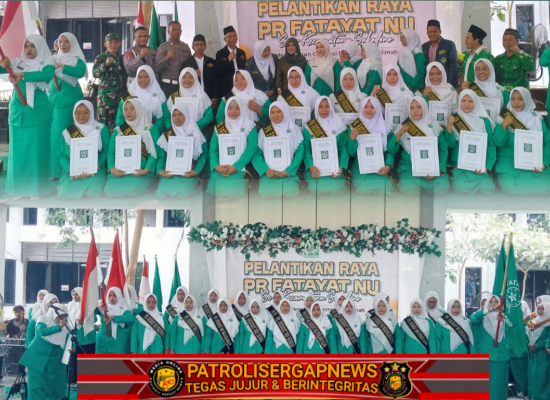 Fatayat NU Kecamatan Sukodono Kukuhkan Kepengurusan Ranting 500 Peserta Hadir