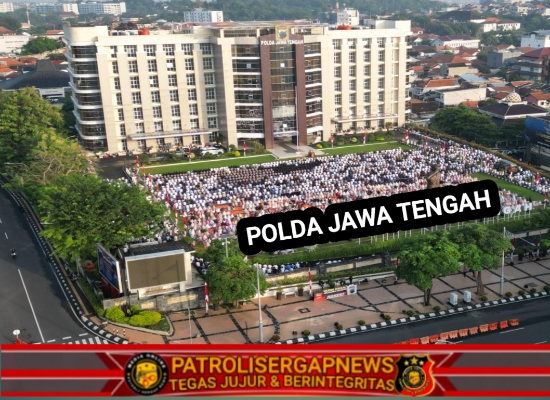 Shalat Idul Fitri di Halaman Polda Jateng, Momentum Silaturahmi Antara Polri dan Masyarakat