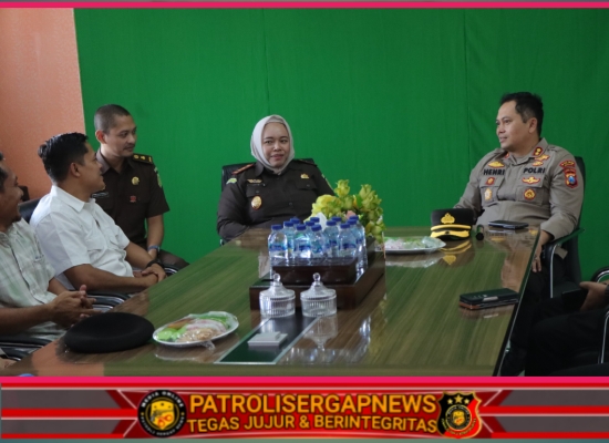 Pererat Sinergi, Kapolres Nganjuk Sambangi Kejari dan PN Nganjuk