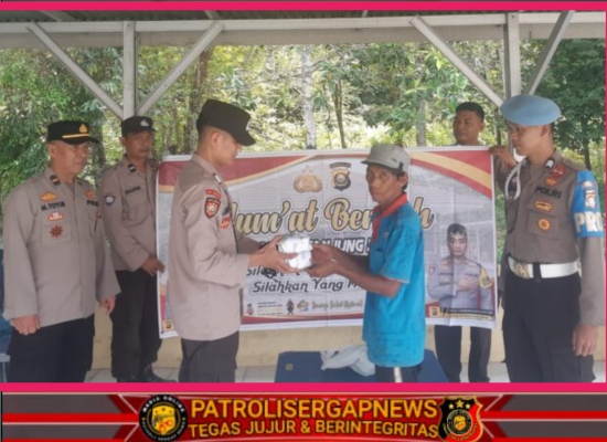 Polsek Tanjung Batu Gelar Kegiatan Jum’at Berbagi, Wujud Kepedulian dan Kedekatan Dengan Masyarakat