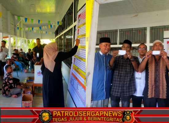 Pelaksanaan Pemilihan Pilkades Berlangsung di Gampong Meunasah