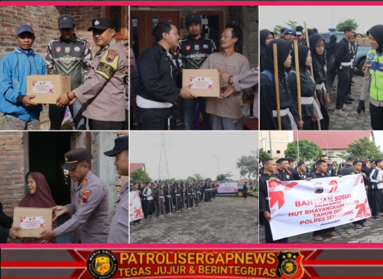 Gandeng Perguruan Pencak Silat, Polres Semarang Serahkan 252 Bantuan.