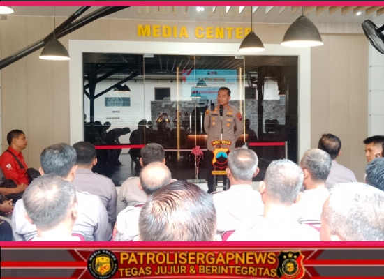 Vio Sari Hadiri Peresmian Media Center di Polres Boyolali