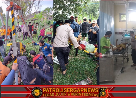 Tercebur Dalam Sumur Semalam, Lansia Ditemukan Selamat.