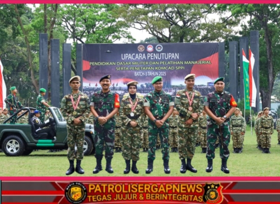 Pangdam I/BB Pimpin Upacara Penutupan Diksarmil dan Pelatihan Manajerial SPPI Batch-3 TA 2025 di Rindam I/BB