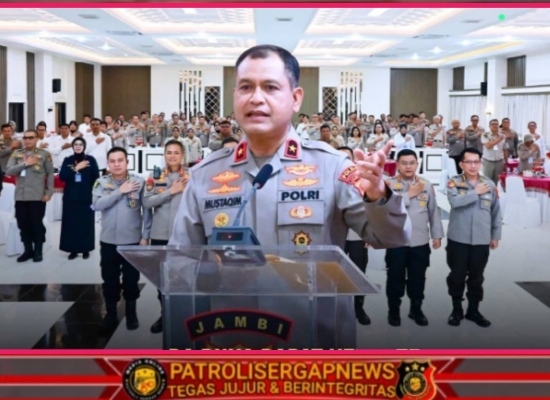 Wakapolda Jambi Gelar Rapat Kerja Teknis (Rakernis) Fungsi Logistik