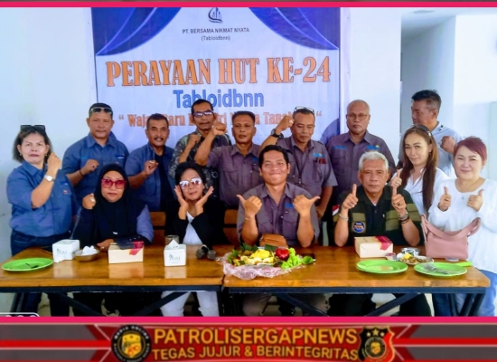 Tabloid BNN Gelar Syukuran HUT ke-24 di Batam