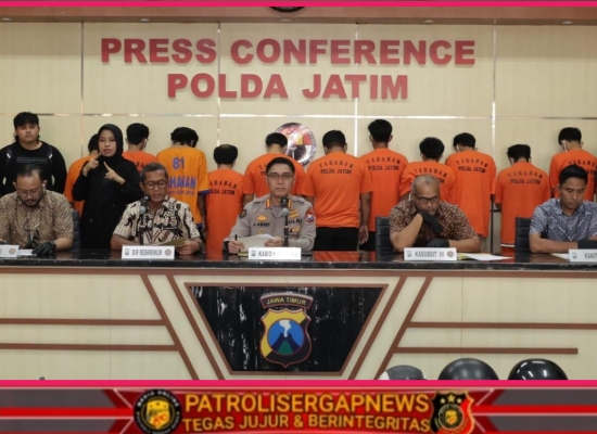 Polda Jatim Ungkap Jaringan Curanmor di 4 Kota Amankan 12 Tersangka