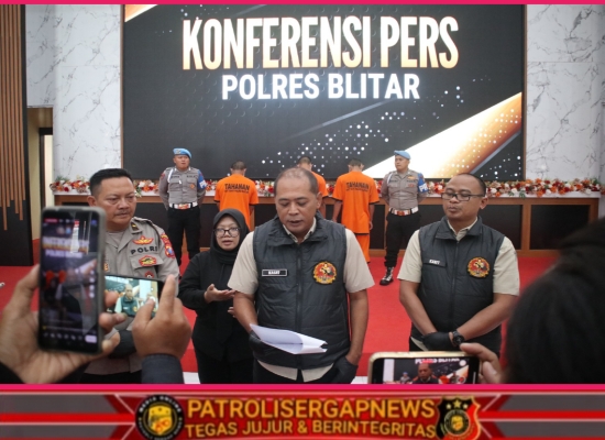 Gerak Cepat Polres Blitar Berhasil Amankan 9 Tersangka Kasus Pengeroyokan