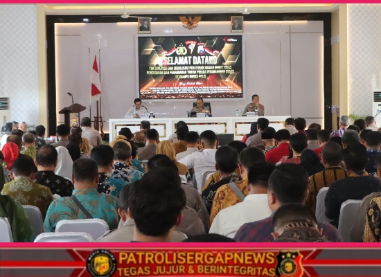 Polres Nganjuk Jadi Tuan Rumah Supervisi dan Sosialisasi TPPO Bersama Karo Dal Ops Polri
