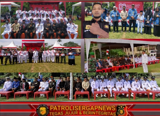 Para Keuchik, Imum Mukim dan Unsur Forkopimcan Hadir di Upacara (HUT) RI KE – 80