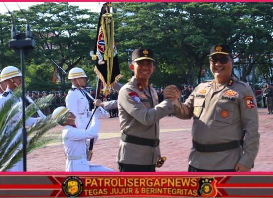 Brigjen Pol Drs. Marzuki Ali Basyah, M.M., Resmi Jabat Kapolda Aceh, Terima Pataka Machdum Sakti dari Irjen Achmad Kartiko