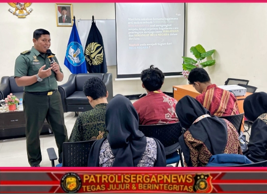 TNI Tanamkan Semangat Bela Negara di Kampus Unesa 5 Magetan