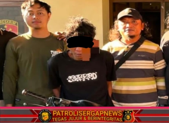 Polres Nganjuk Tangkap Terduga Pelaku Curanmor di Baron