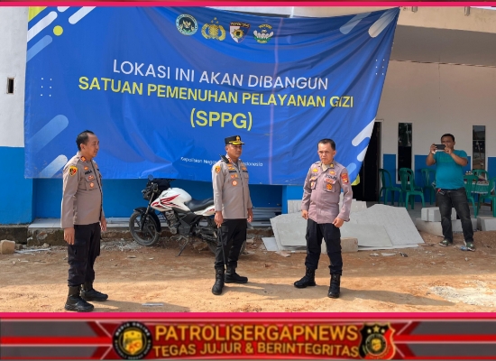 Kapolres Mesuji Meninjau Renovasi SPPG Polres Mesuji di Desa Hadi Mulyo