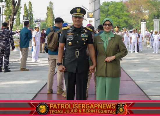 Kasdam V/Brawijaya Ikuti Ziarah di TMP, Peringati HUT TNI AL ke-80
