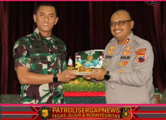 Kejutan Polres Klaten Warnai HUT TNI Ke-80 Di Kodim 0723/ Klaten