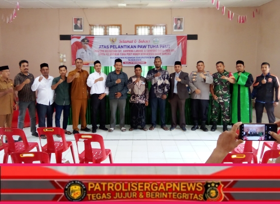 Camat Peudada Erry Seprinaldi Lantik PAW Tuha Peut Gampong dan Mukim Batee Kureeng
